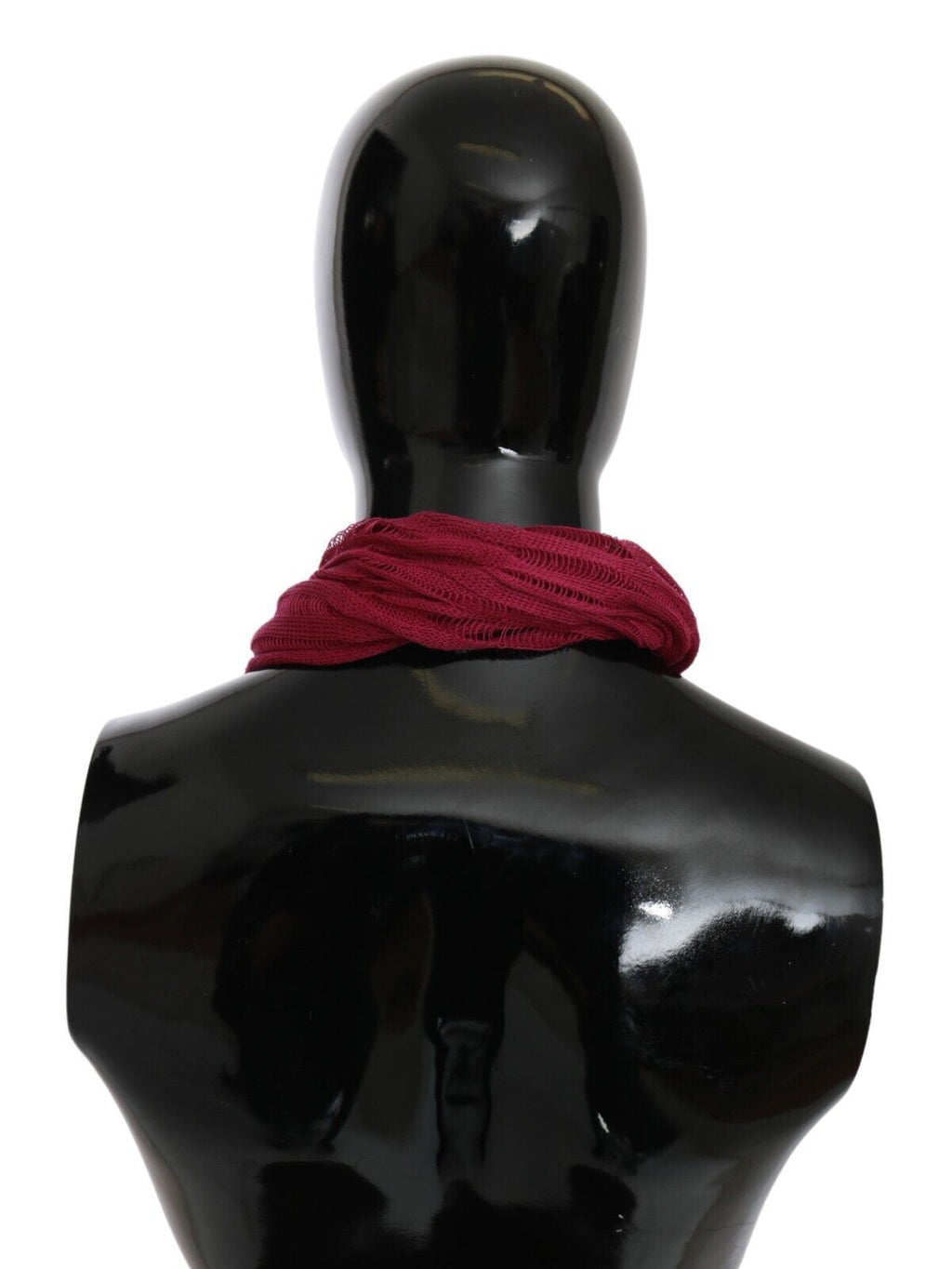 John Galliano Bordeaux Elegance Foulard Schal