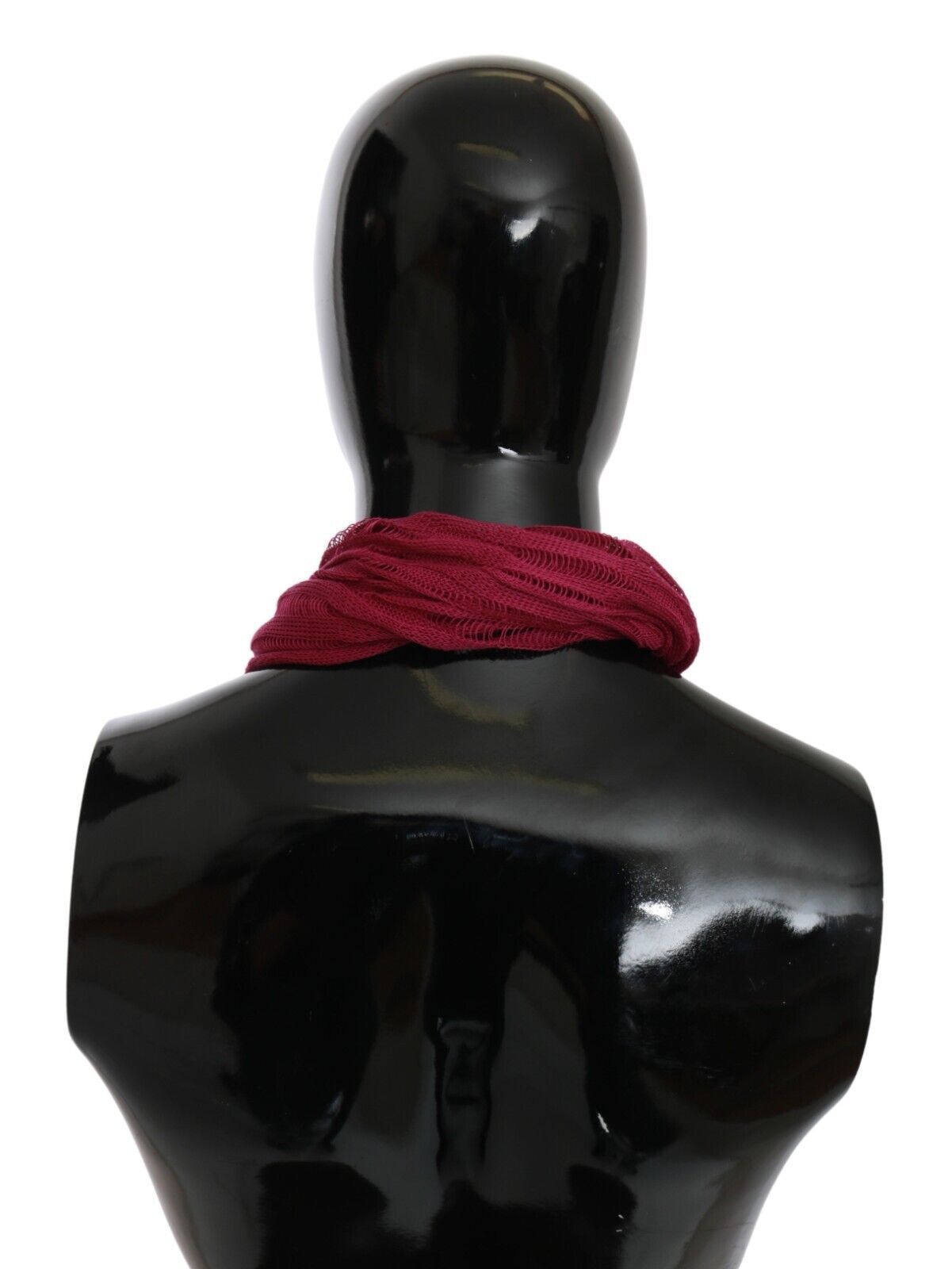 John Galliano Bordeaux Elegance Foulard Schal