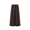 Burberry Checked Wide Leg Canvas Pants – Siebentaschen