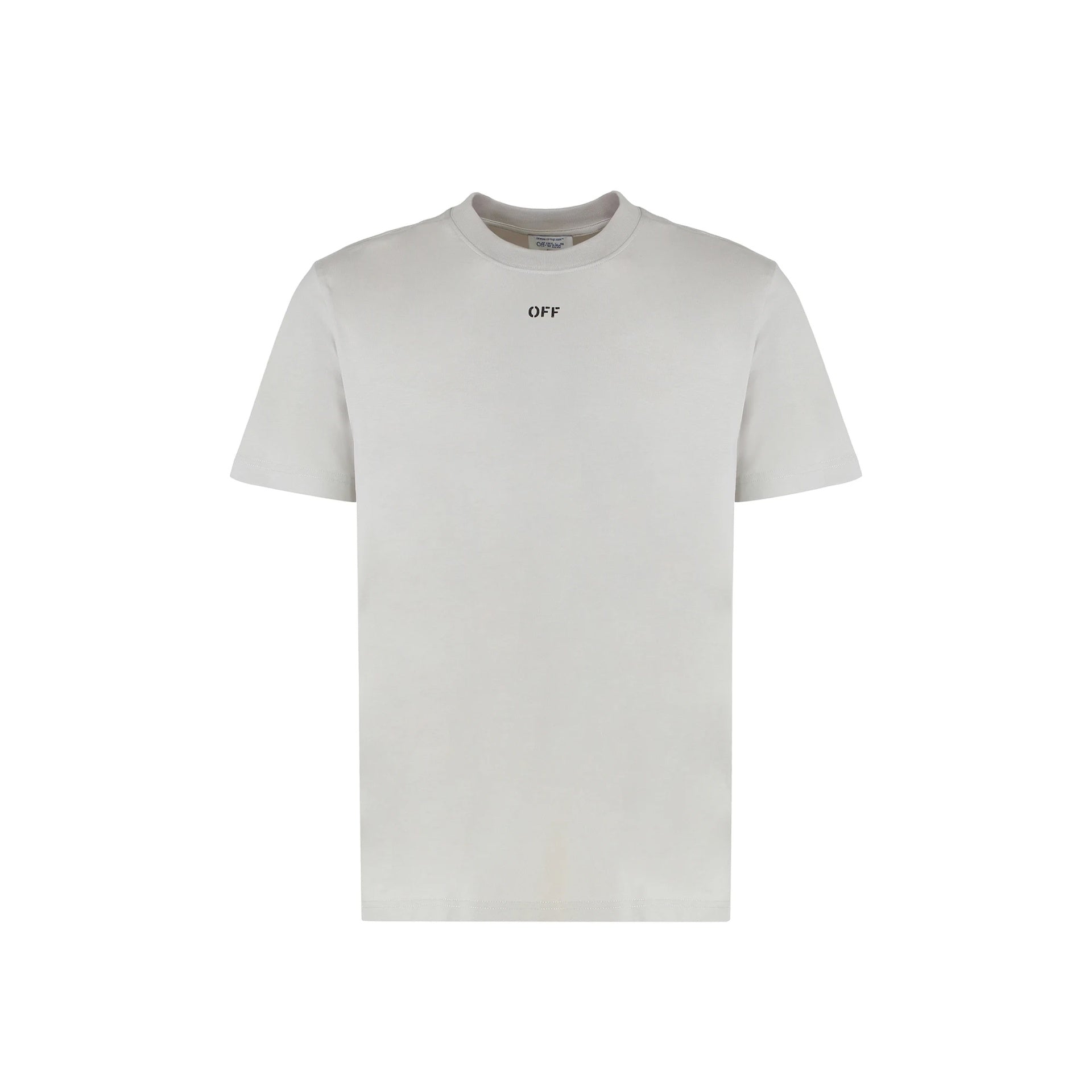 Off-White Cotton Crew-neck T-shirt