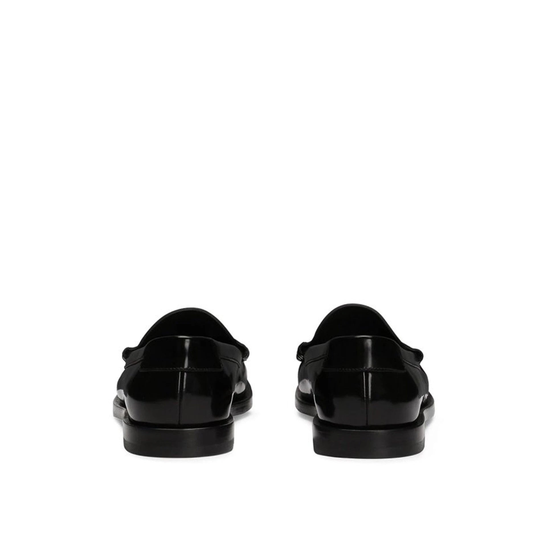 Dolce & Gabbana Leather Logo Loafers