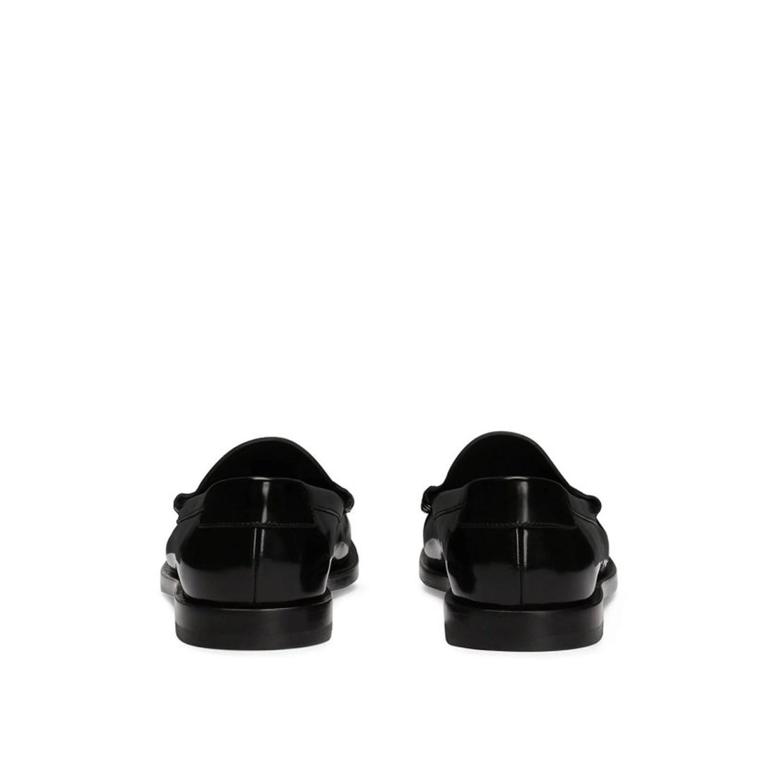 Dolce & Gabbana Leather Logo Loafers
