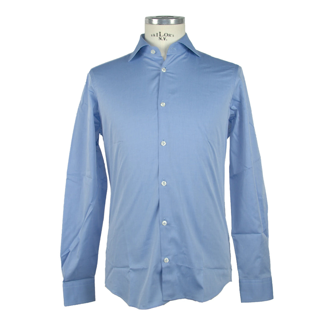100% Milano Shirts Light Blue Man