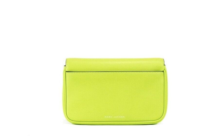Marc Jacobs – The J Marc – Umhängetasche aus glattem Leder in Grün Glow
