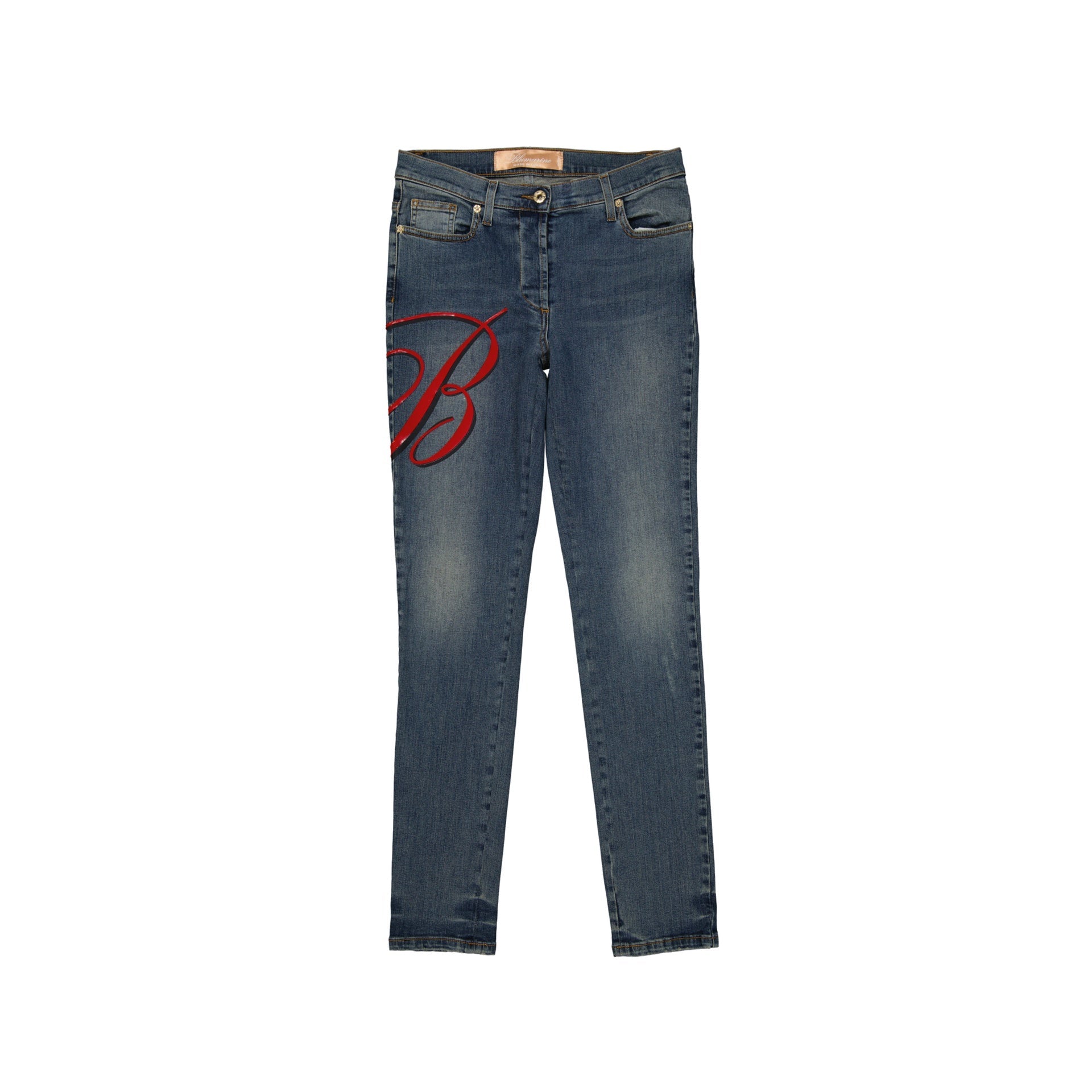 Blumarine Cotton Denim Jeans