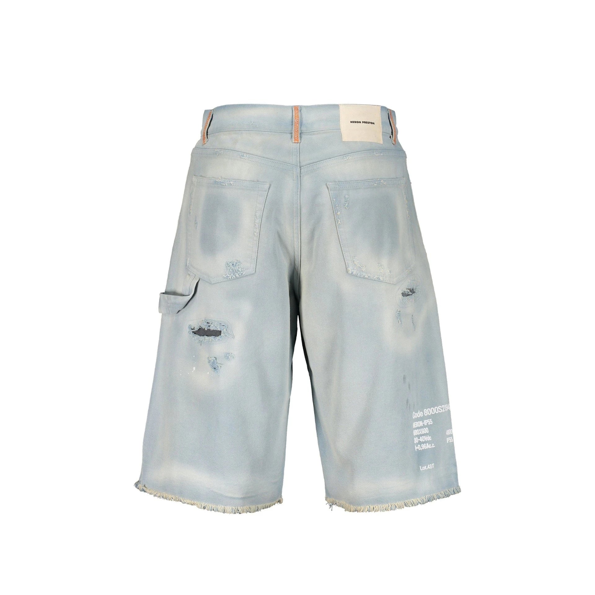 Heron Preston Denim Shorts