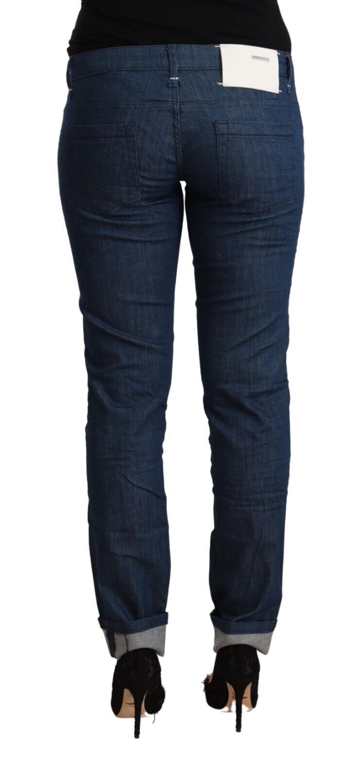 Acht schlanke Skinny Denim mit niedrigerer Taille