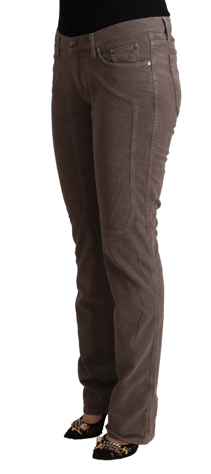 Jean skinny taille basse élégant en coton Jeckerson