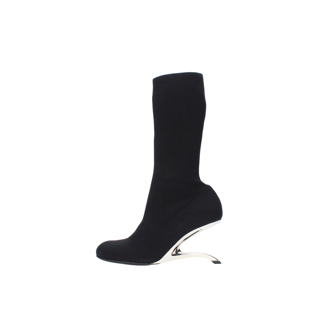 Alexander McQueen Stretch Boots - WOMEN SHOES - ALEXANDER MCQUEEN - Tluxy New