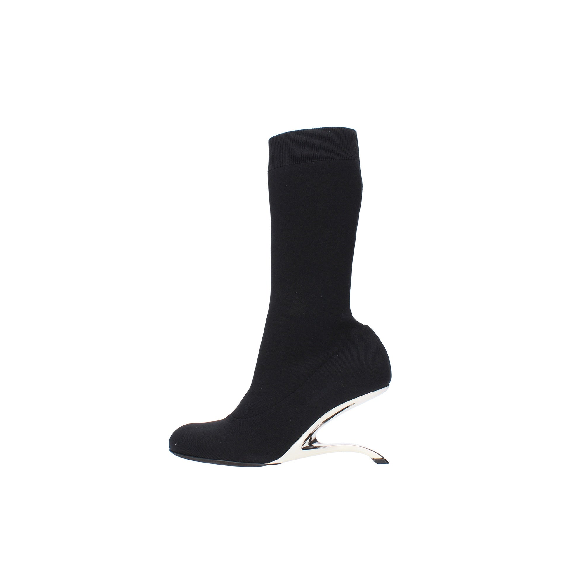 Alexander McQueen Stretch Boots - WOMEN SHOES - ALEXANDER MCQUEEN - Tluxy New