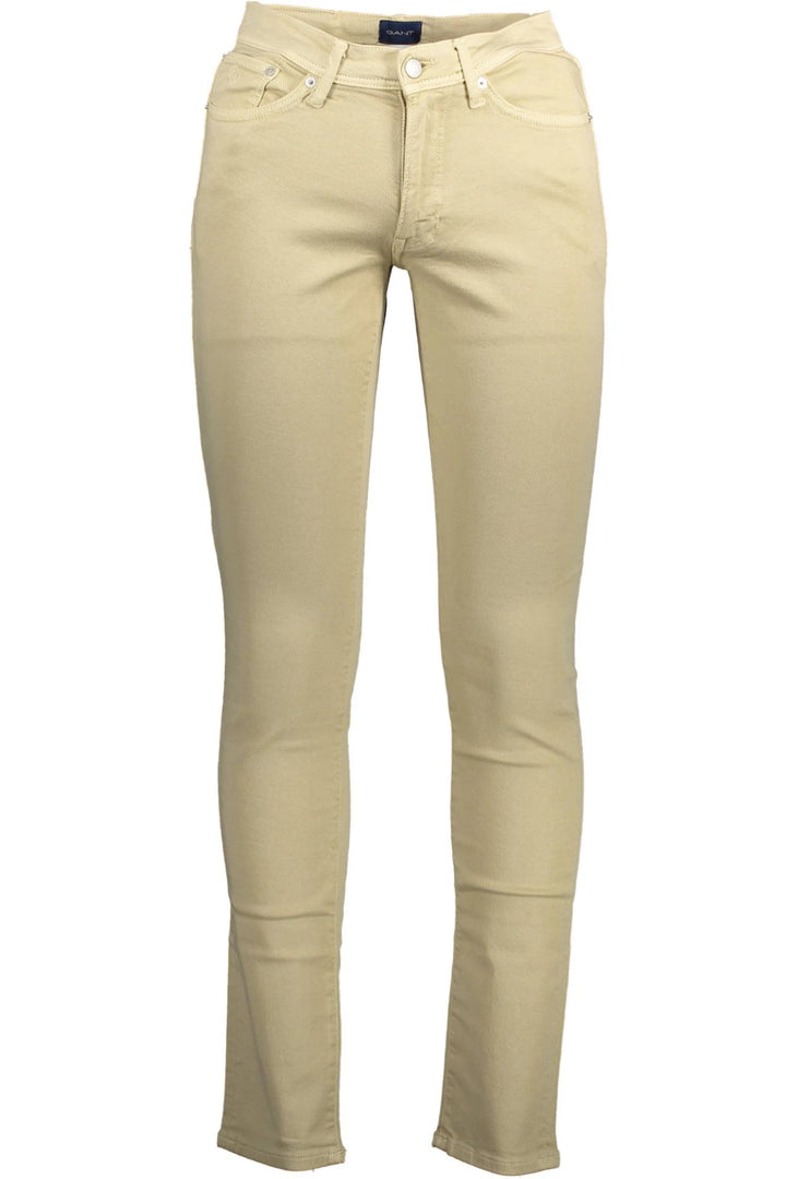 GANT MEN&#39;S TROUSERS BEIGE