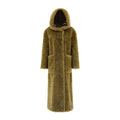 HERNO CURLY FAUX FUR Coat