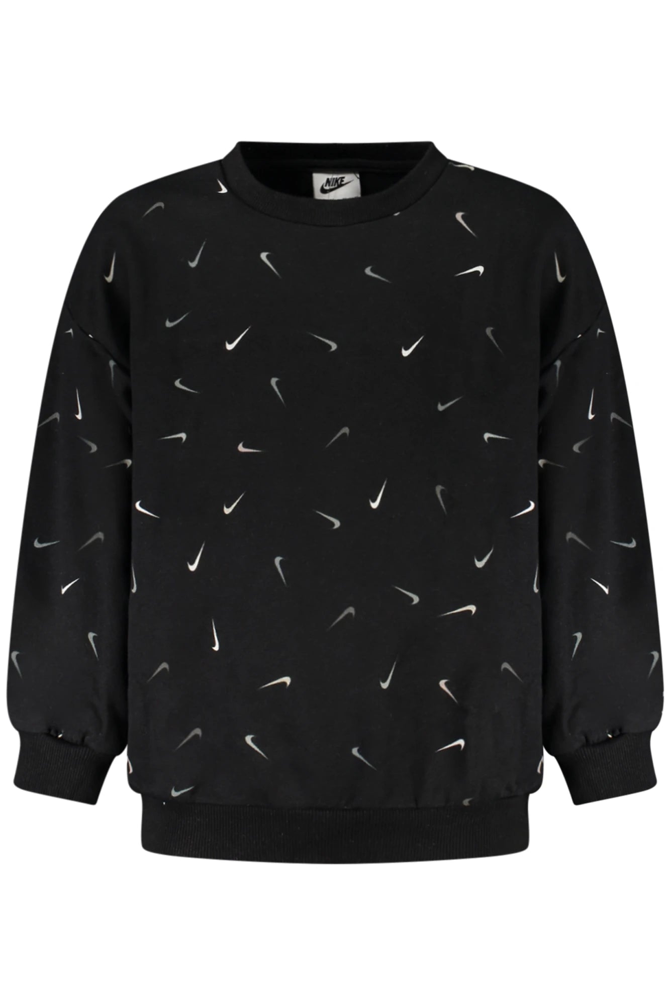 NIKE KIDS&#39; BLACK ZIP-UP SWEATSHIRT