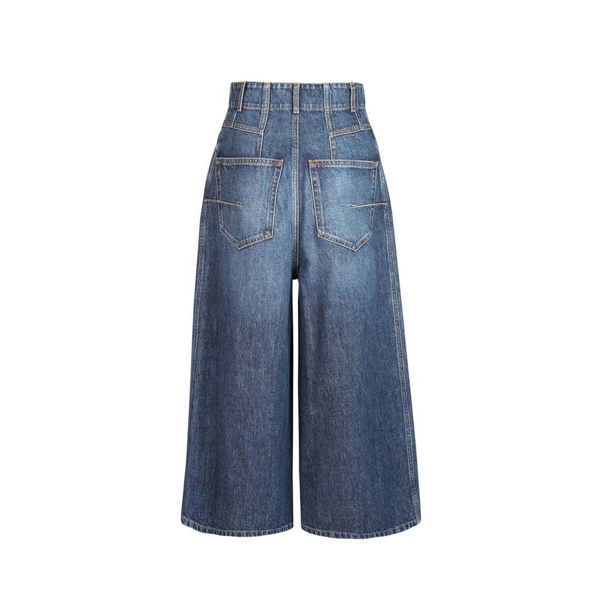 Dior Wide-Leg Denim Jeans