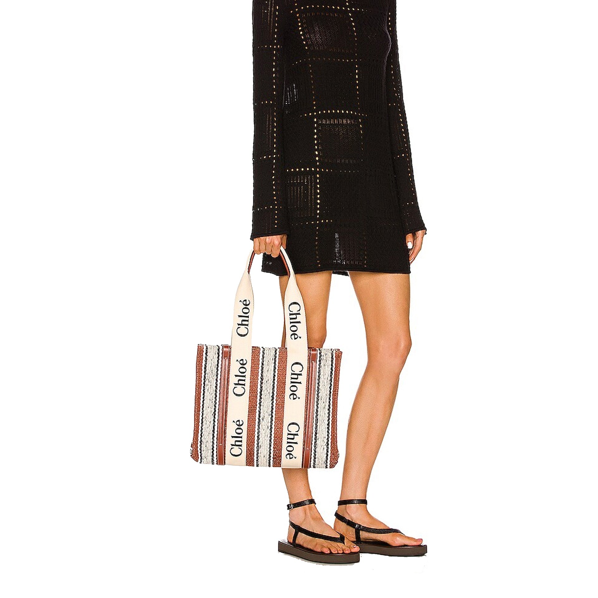 Chloe' Chloe Medium Woody Tote Bag One size – Siebentaschen
