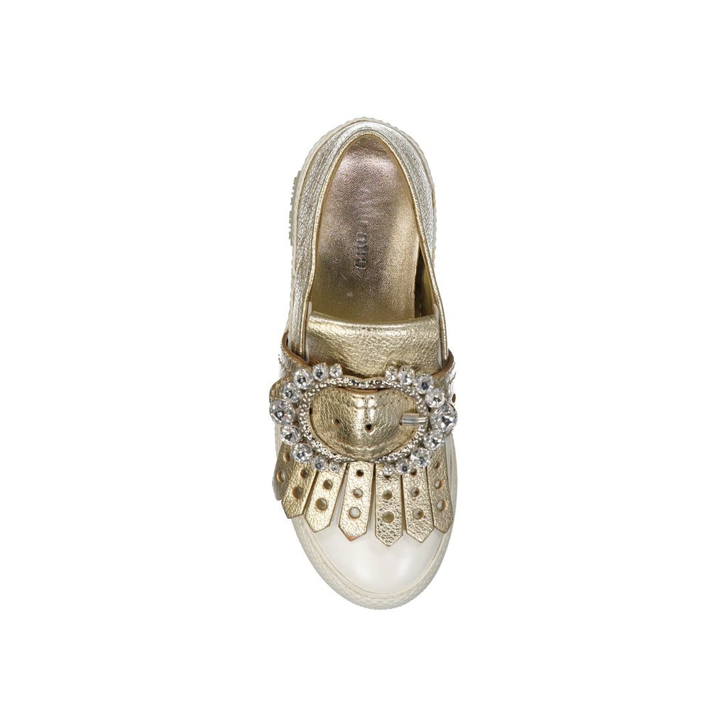 Miu Miu Embellished Sneakers - WOMEN SHOES - MIU MIU - Tluxy New