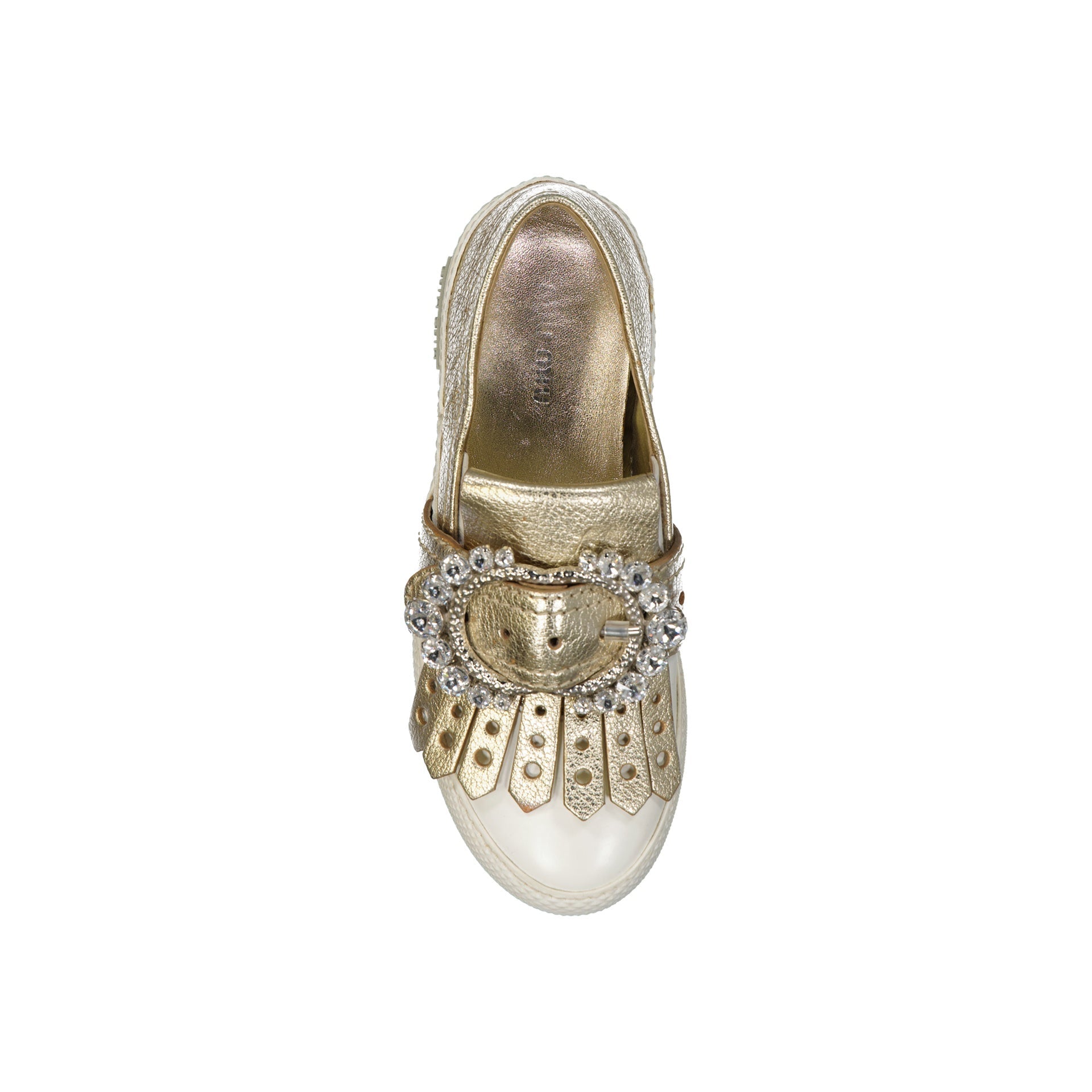Miu Miu Embellished Sneakers - WOMEN SHOES - MIU MIU - Tluxy New