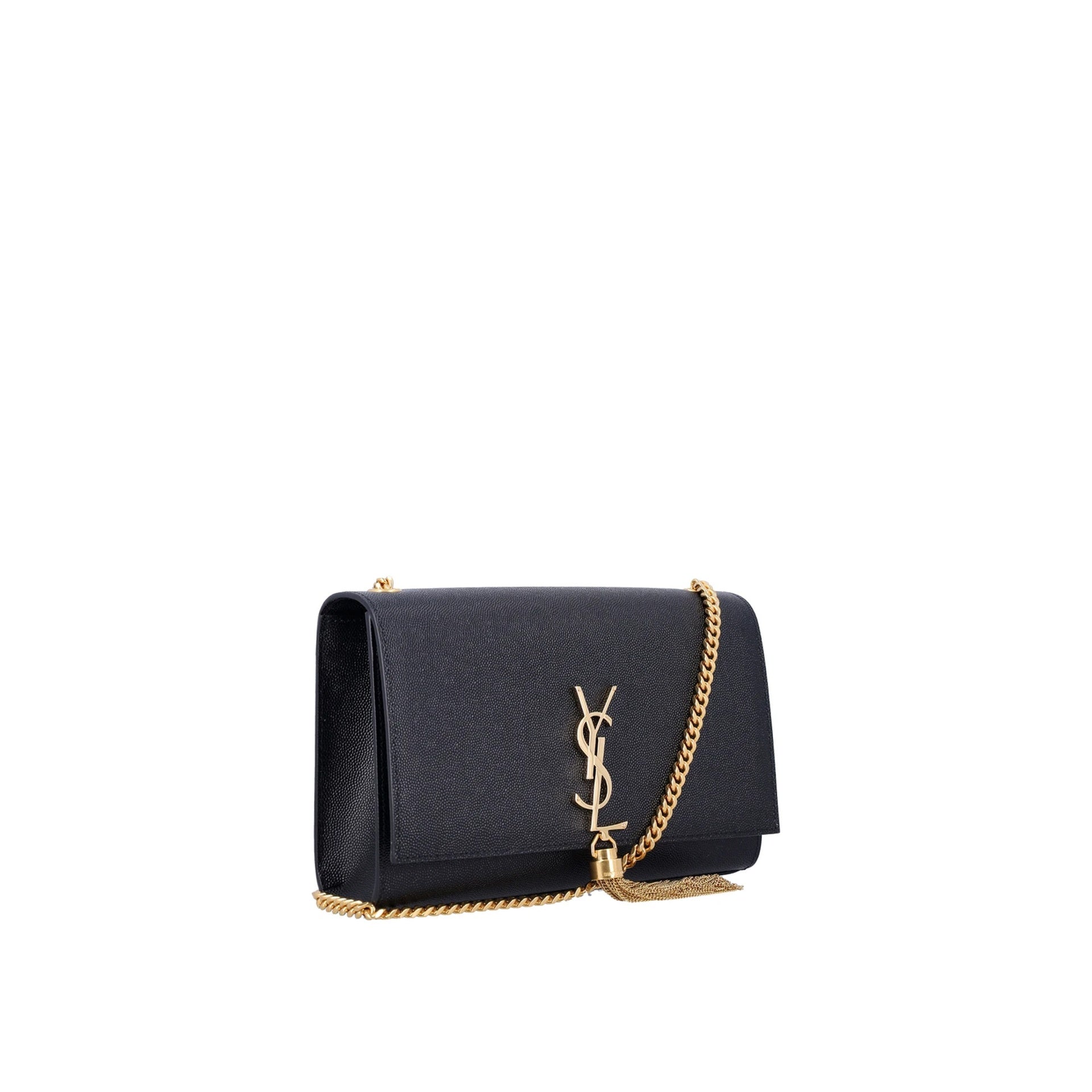 Saint Laurent Kate Small Tassel Grain Leather Napkin Shoulder Bag - WOMEN BAGS - SAINT LAURENT - Tluxy New
