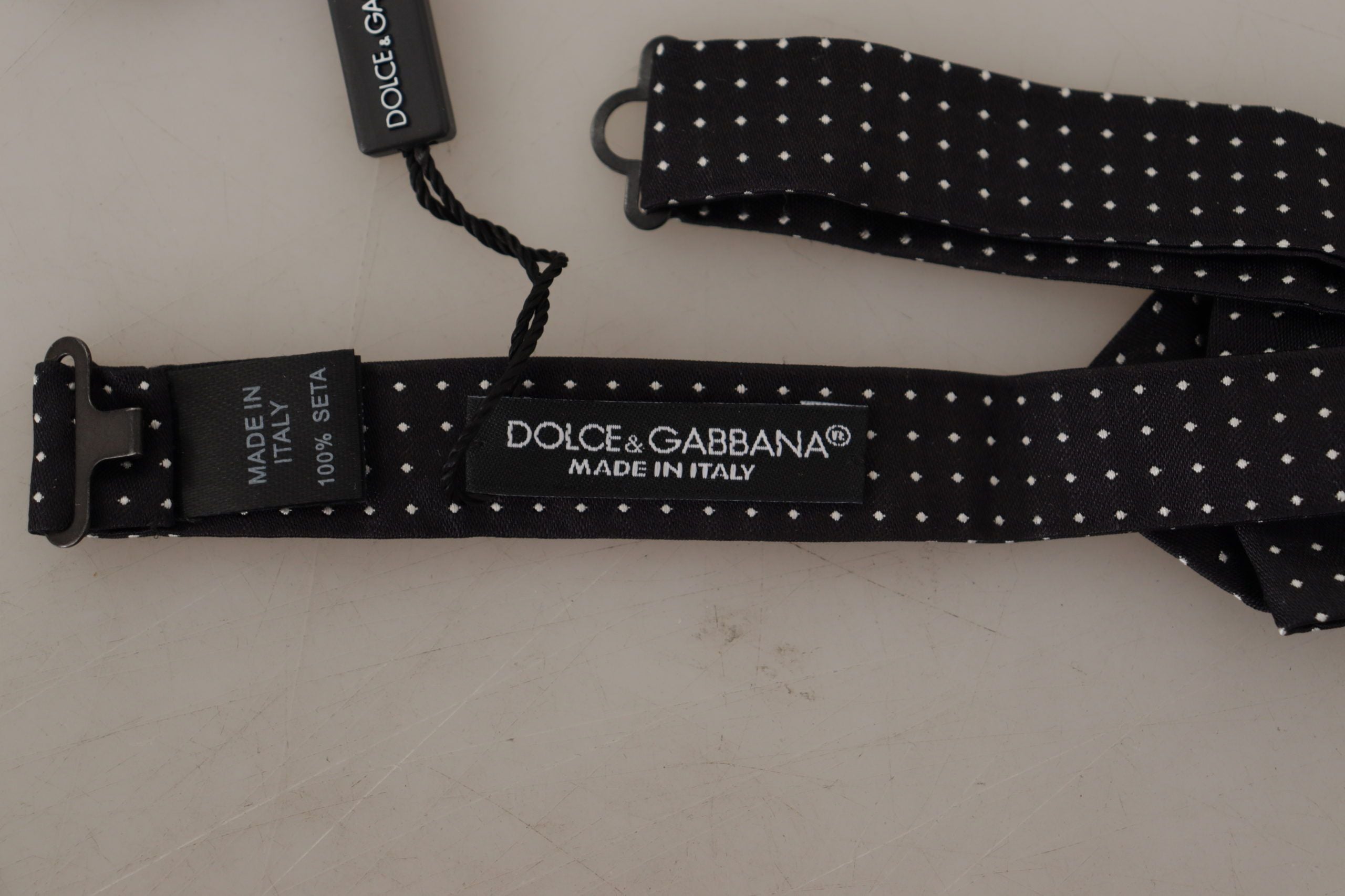 Dolce &amp; Gabbana – Exquisite Fliege aus gepunkteter Seide