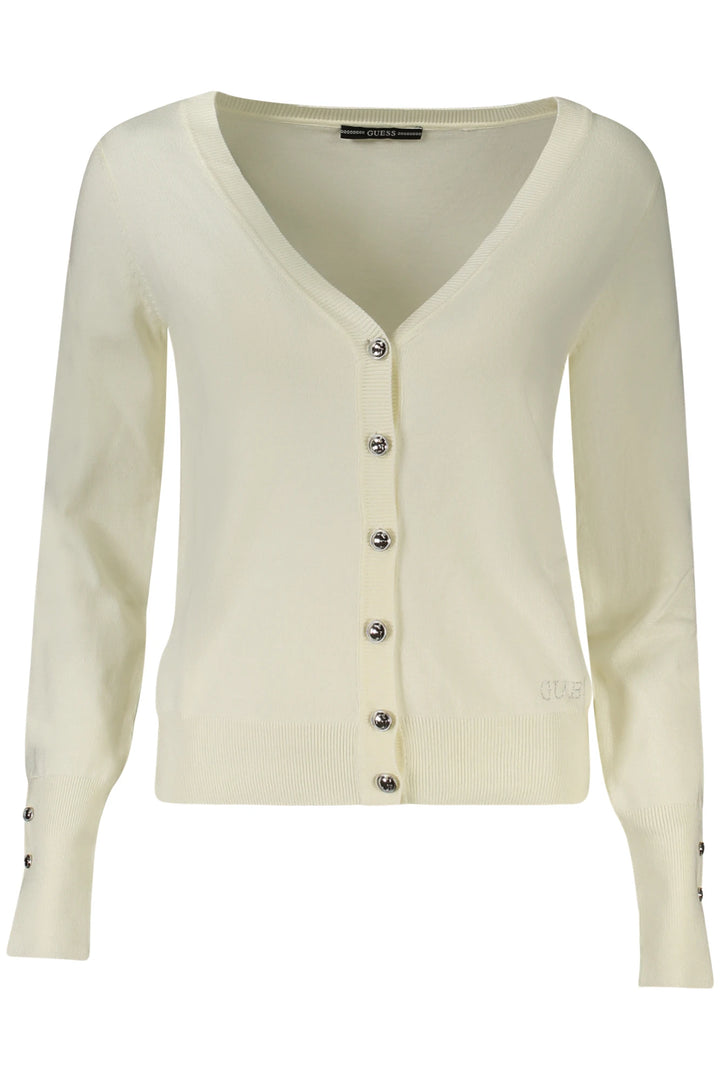 GUESS JEANS WOMEN&#39;S CARDIGAN WHITE