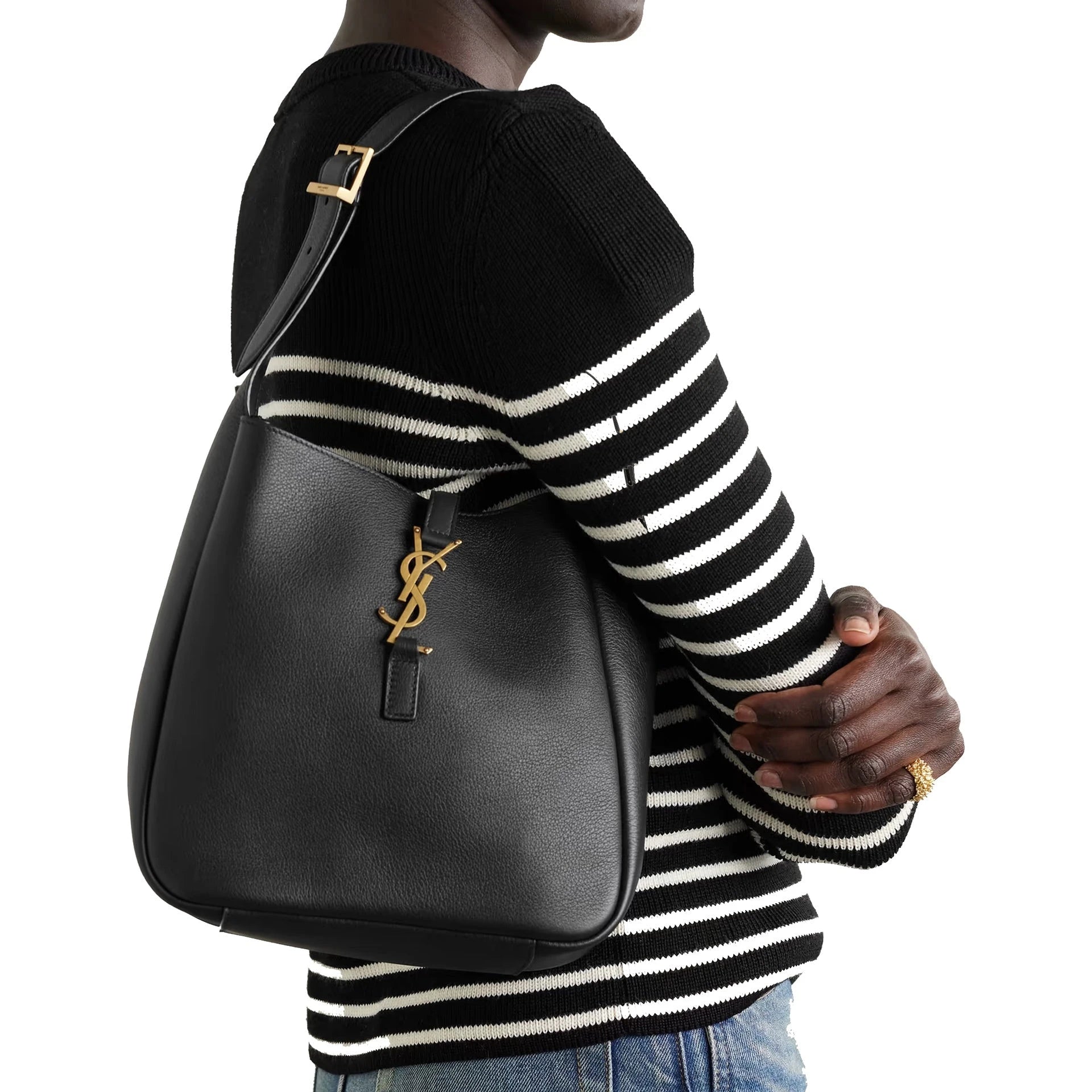 SAINT LAURENT LE 5 À 7 SMALL SOFT LEATHER Bag