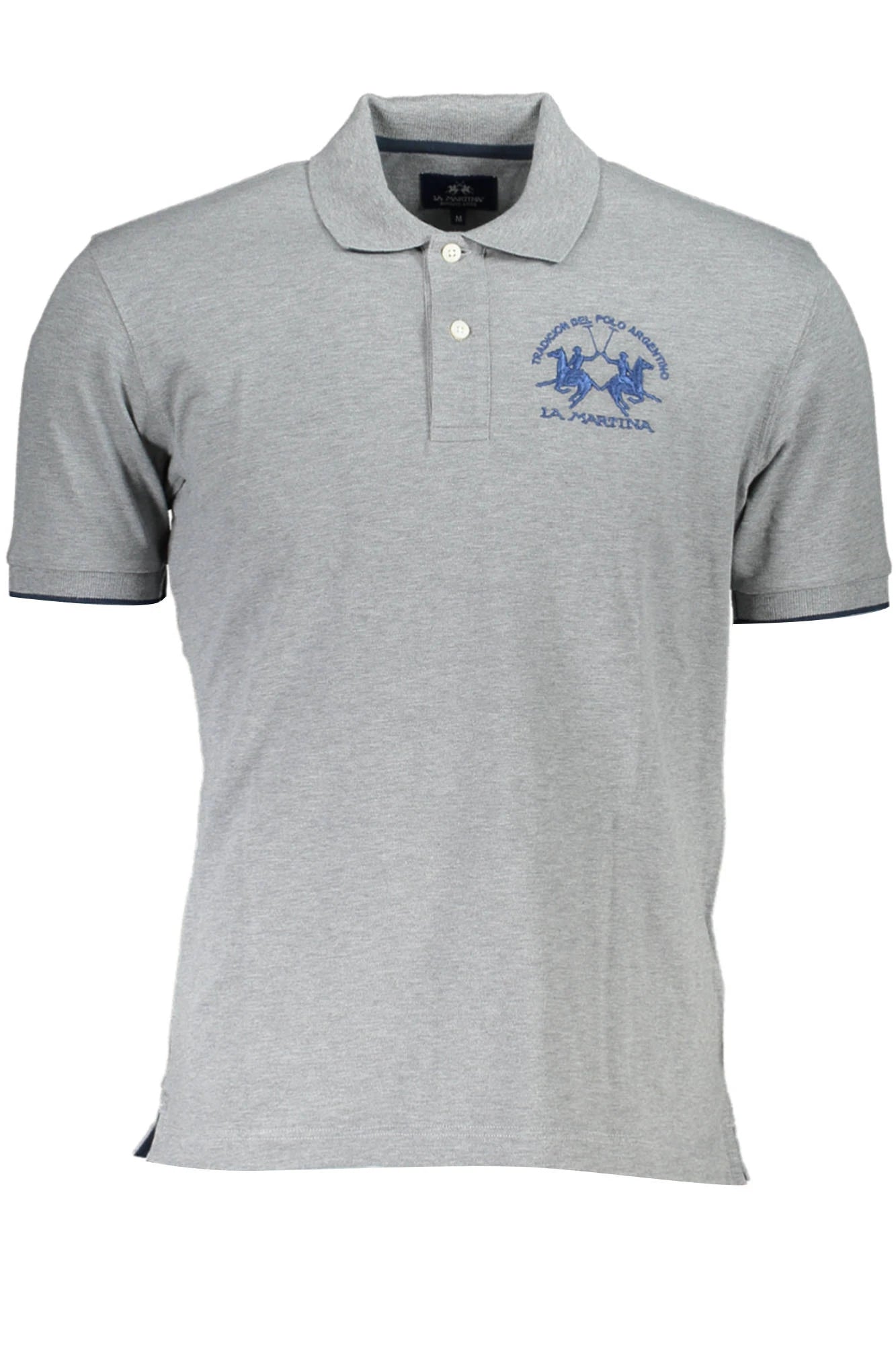 LA MARTINA MEN&#39;S SHORT SLEEVE POLO GREY