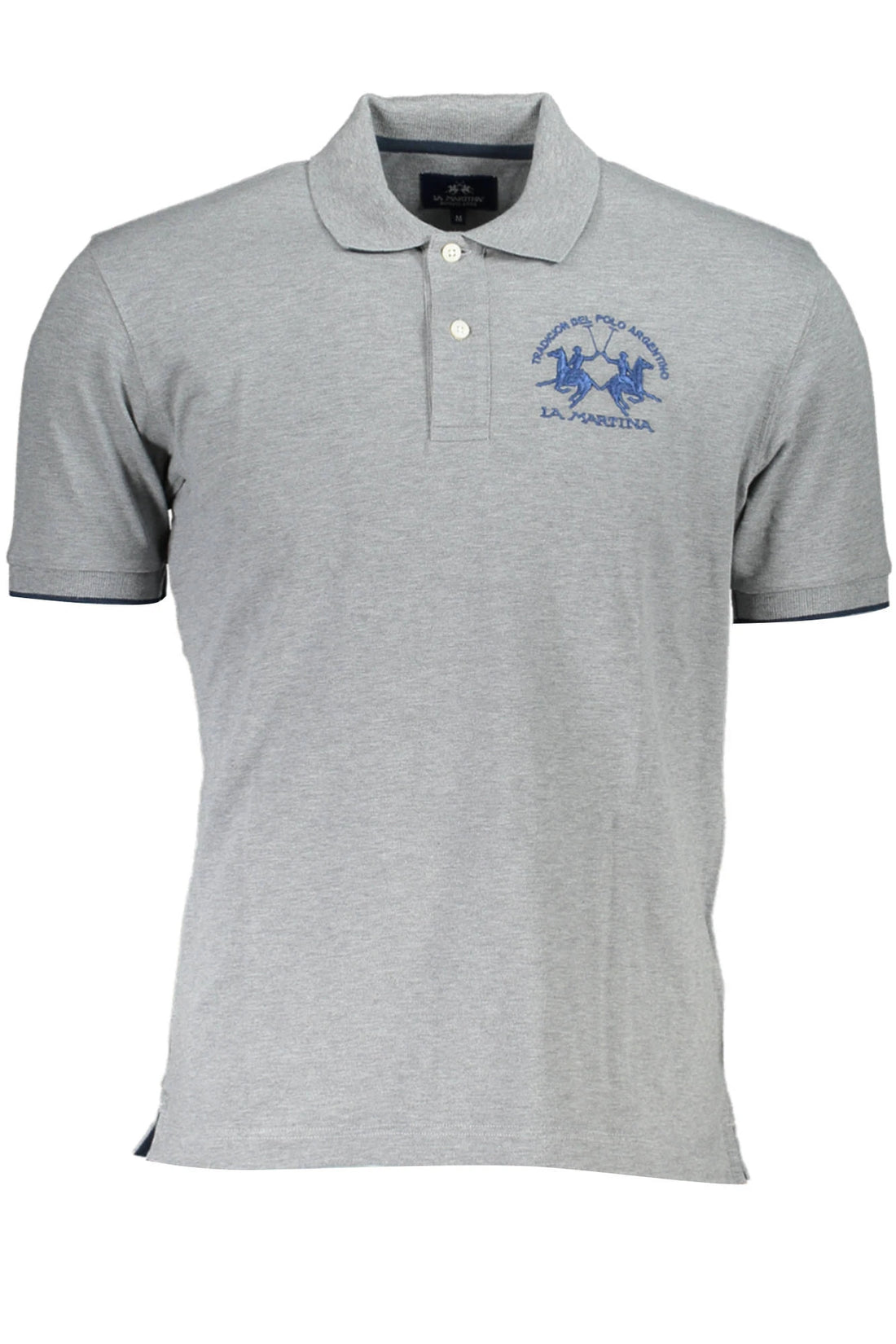 LA MARTINA MEN&#39;S SHORT SLEEVE POLO GREY