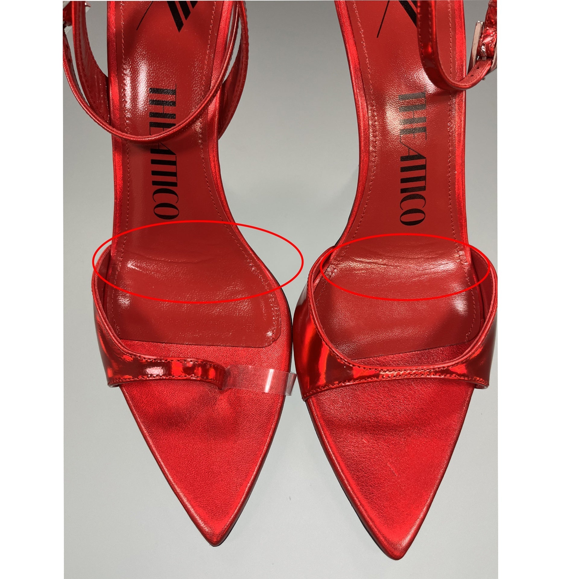 The Attico Mismatch Leather Sandals - WOMEN SHOES - THE ATTICO - Tluxy New