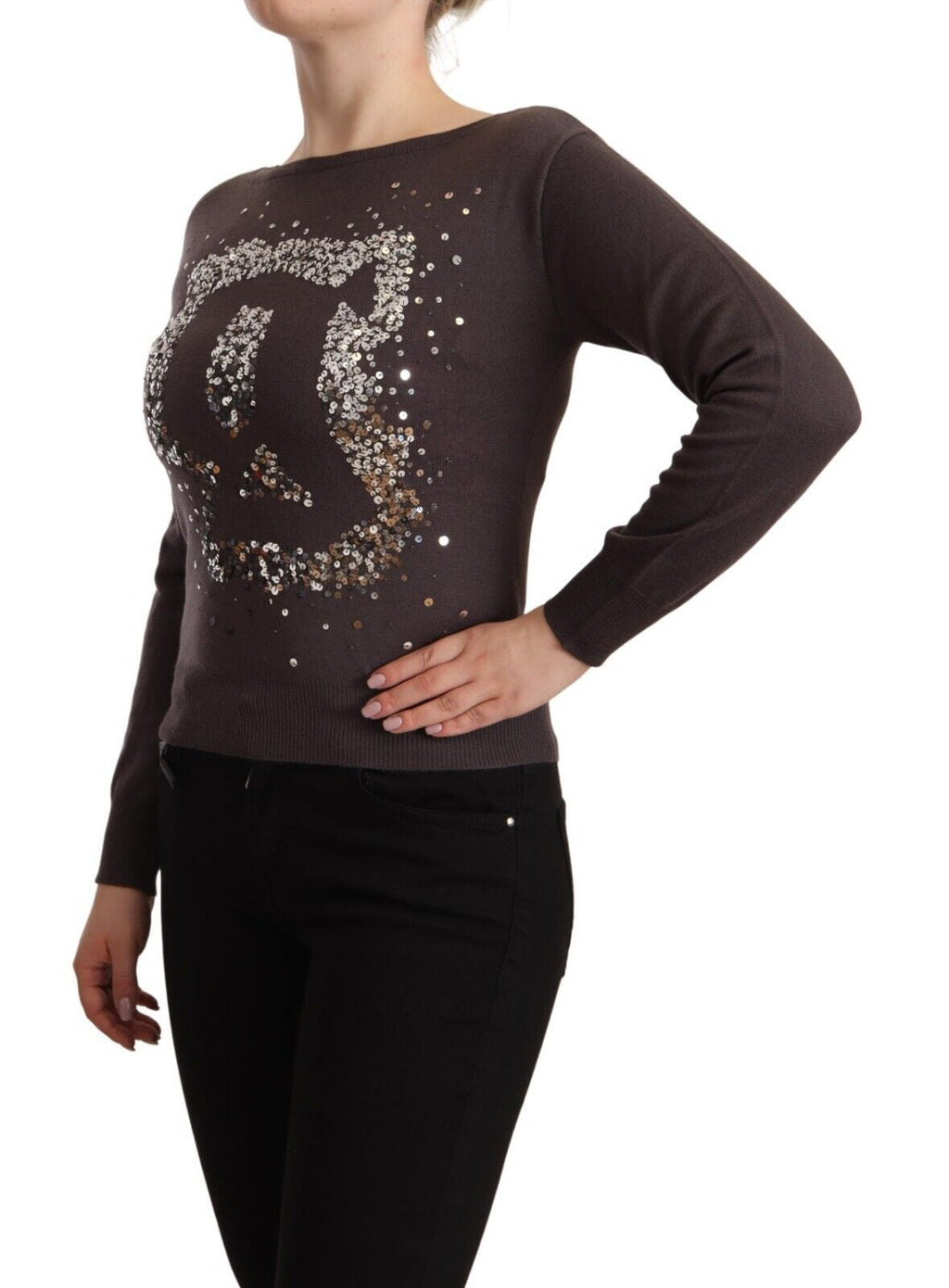 John Galliano Eleganter Langarmpullover aus Wolle