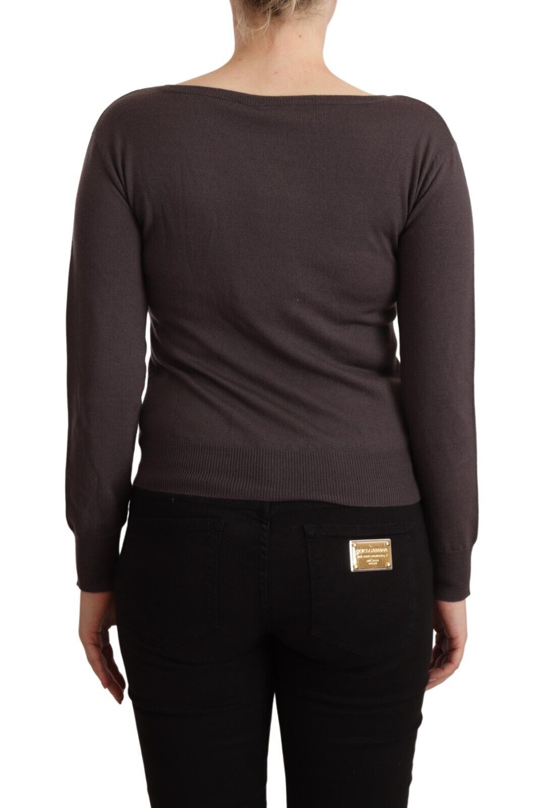 John Galliano Eleganter Langarmpullover aus Wolle