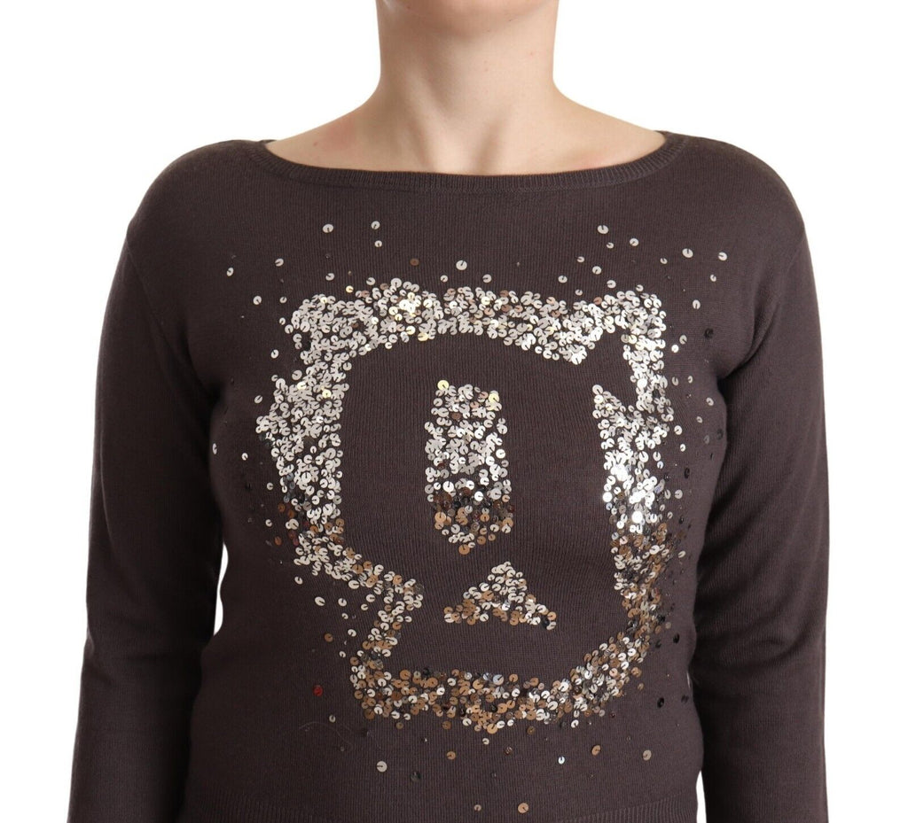 John Galliano Eleganter Langarmpullover aus Wolle