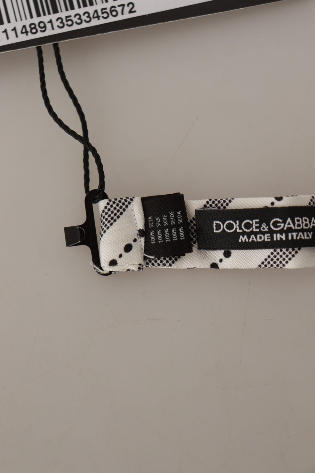 Dolce &amp; Gabbana Chic Polka Dot Seidenfliege