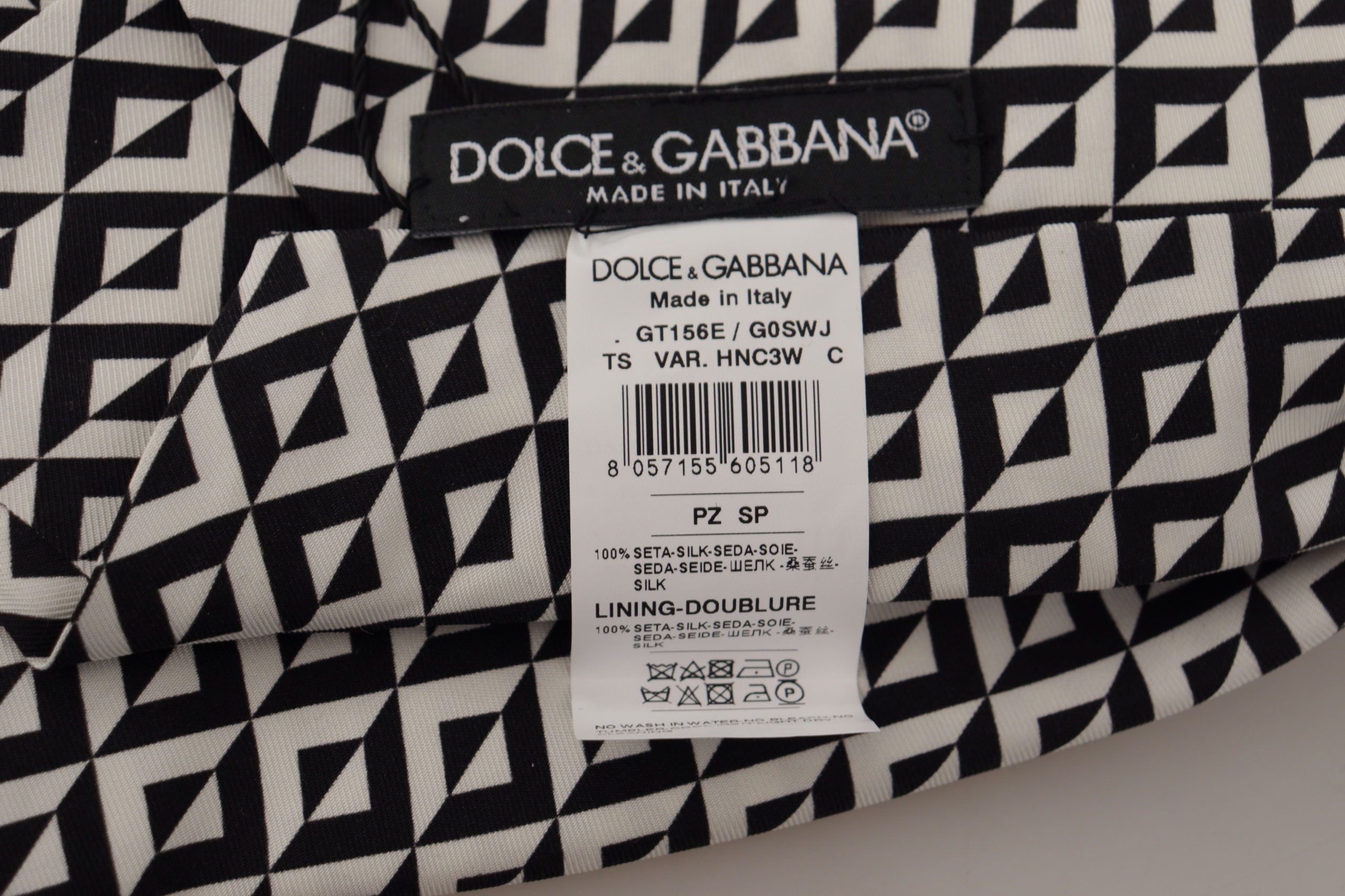 Dolce &amp; Gabbana – Elegante schwarze Seidenkrawatte für den adretten Gentleman