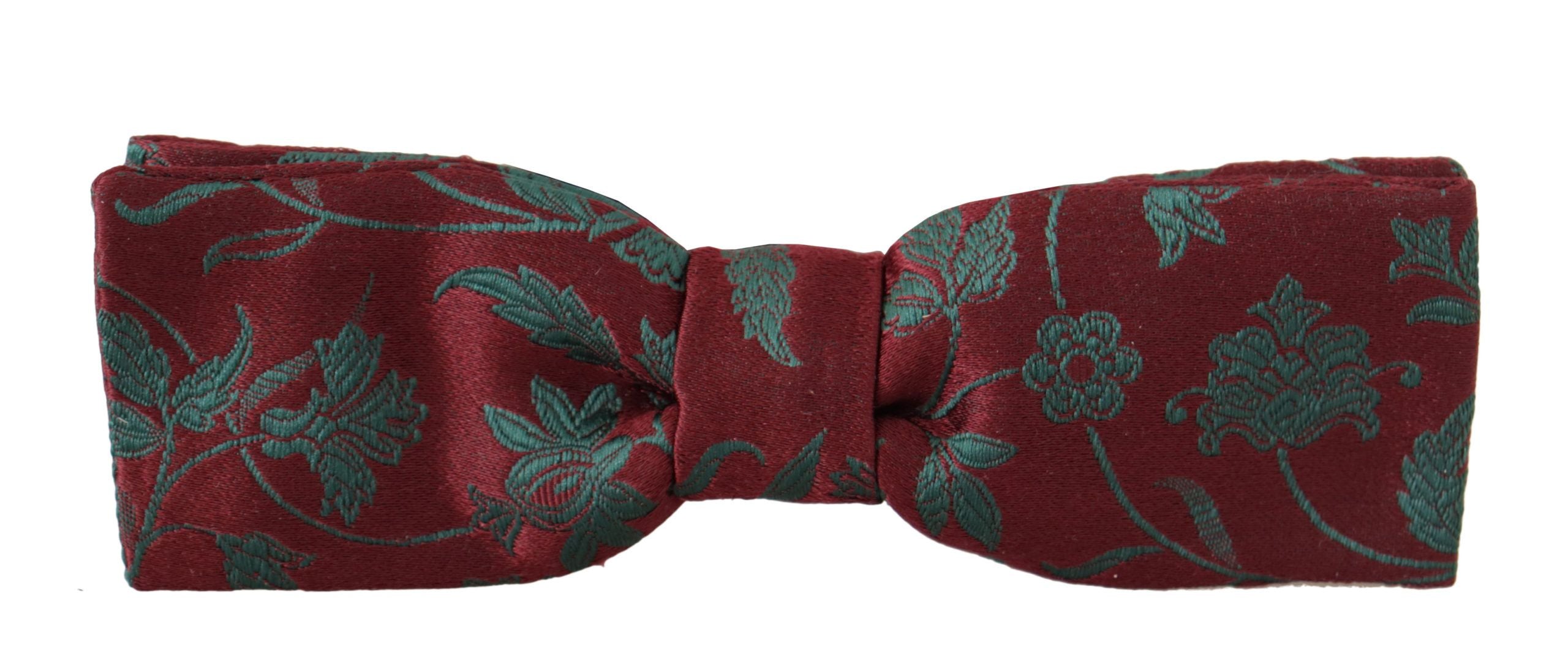 Dolce &amp; Gabbana – Elegante, kastanienbraune, gemusterte Fliege
