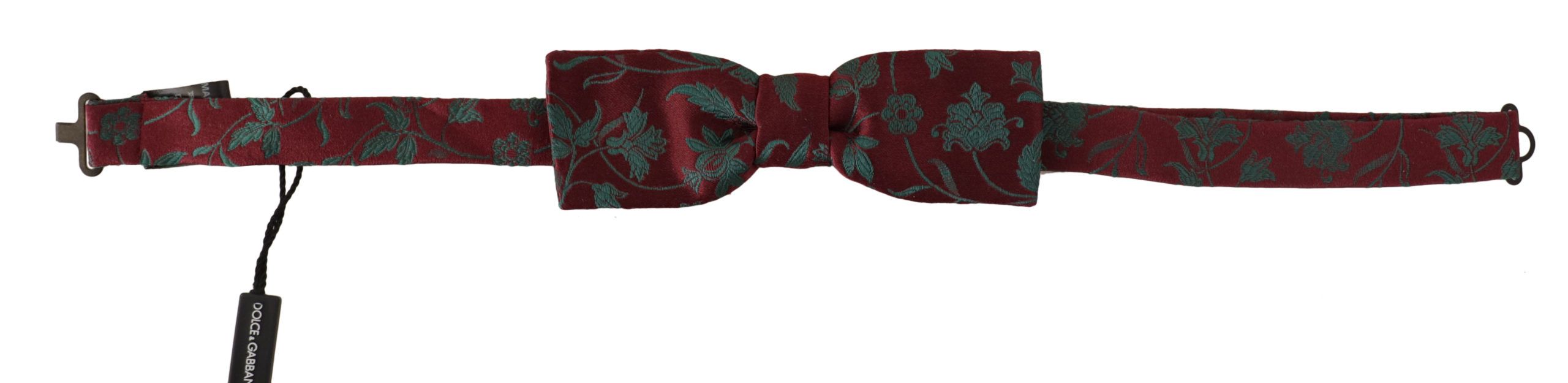 Dolce &amp; Gabbana – Elegante, kastanienbraune, gemusterte Fliege