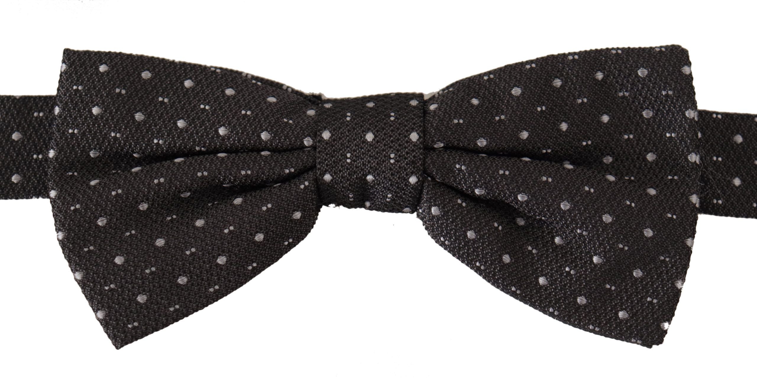 Dolce &amp; Gabbana Elegante Seidenfliege mit Punkten