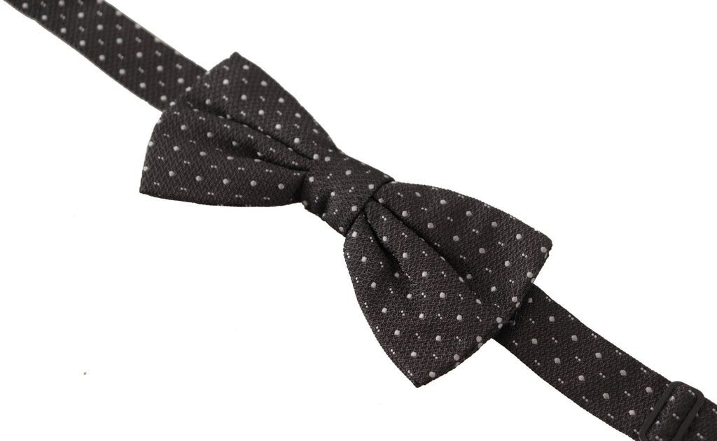 Dolce &amp; Gabbana Elegante Seidenfliege mit Punkten
