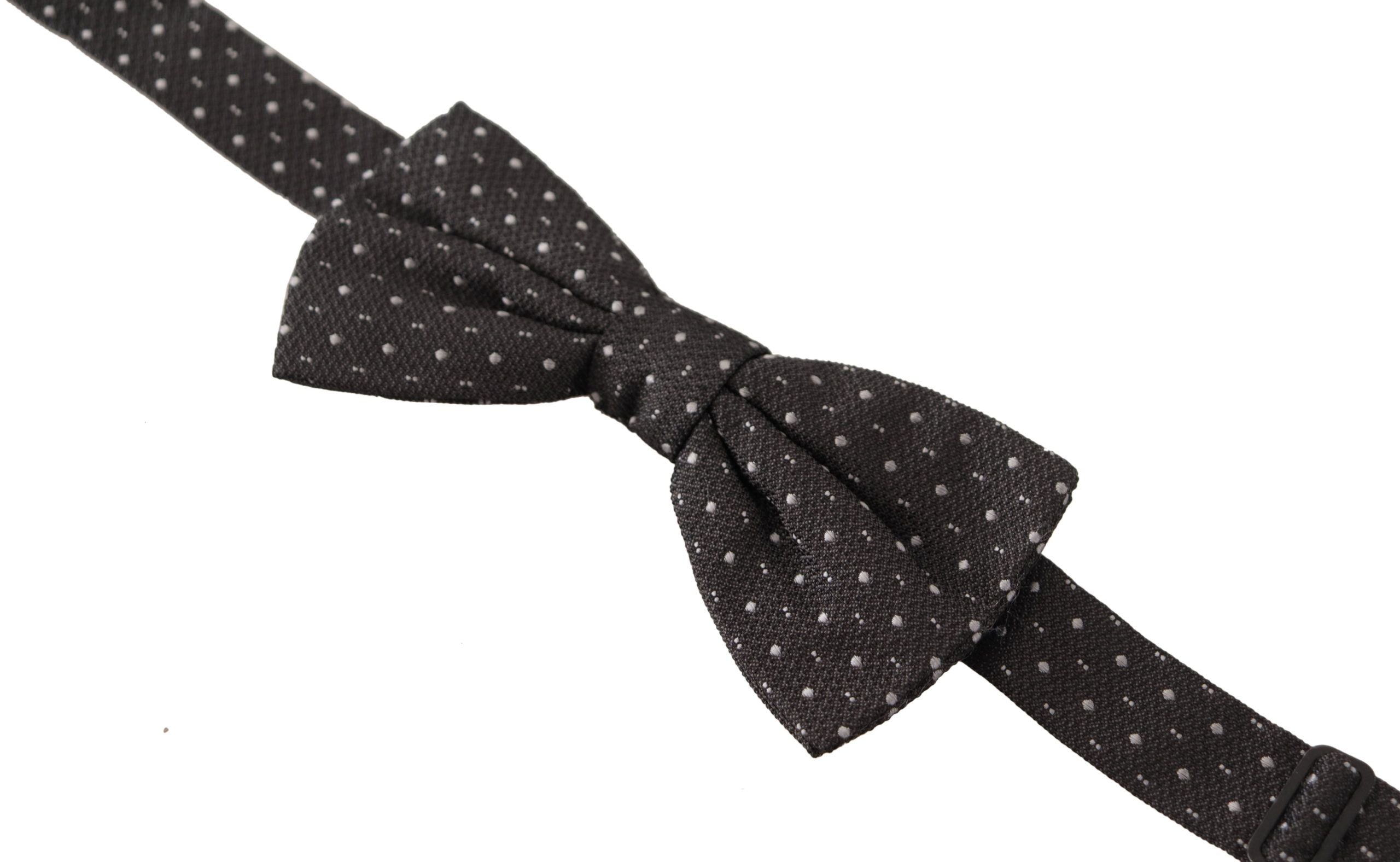 Dolce &amp; Gabbana Elegante Seidenfliege mit Punkten