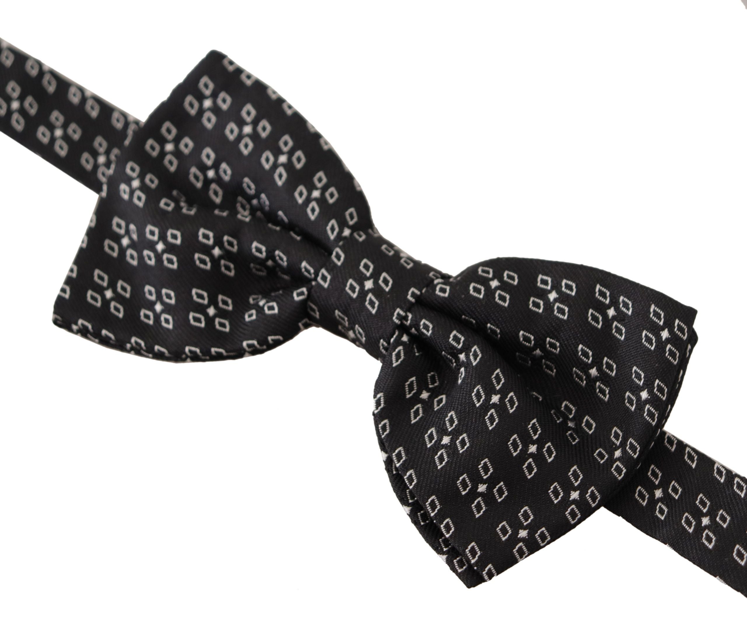 Dolce &amp; Gabbana Elegante Seidenfliege mit Punkten