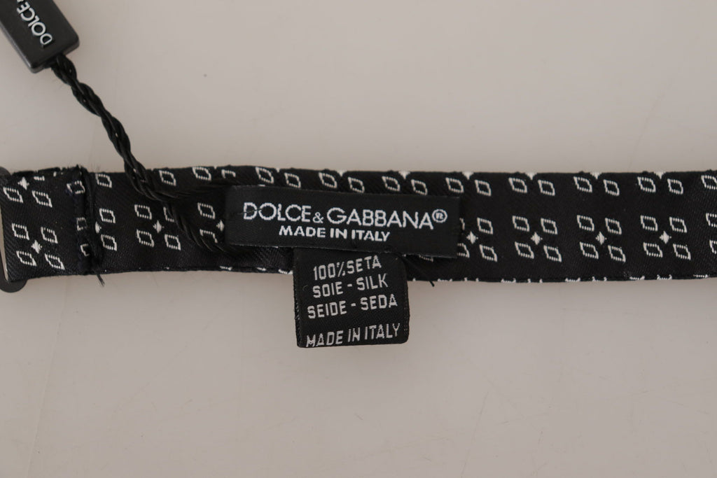 Dolce &amp; Gabbana Elegante Seidenfliege mit Punkten