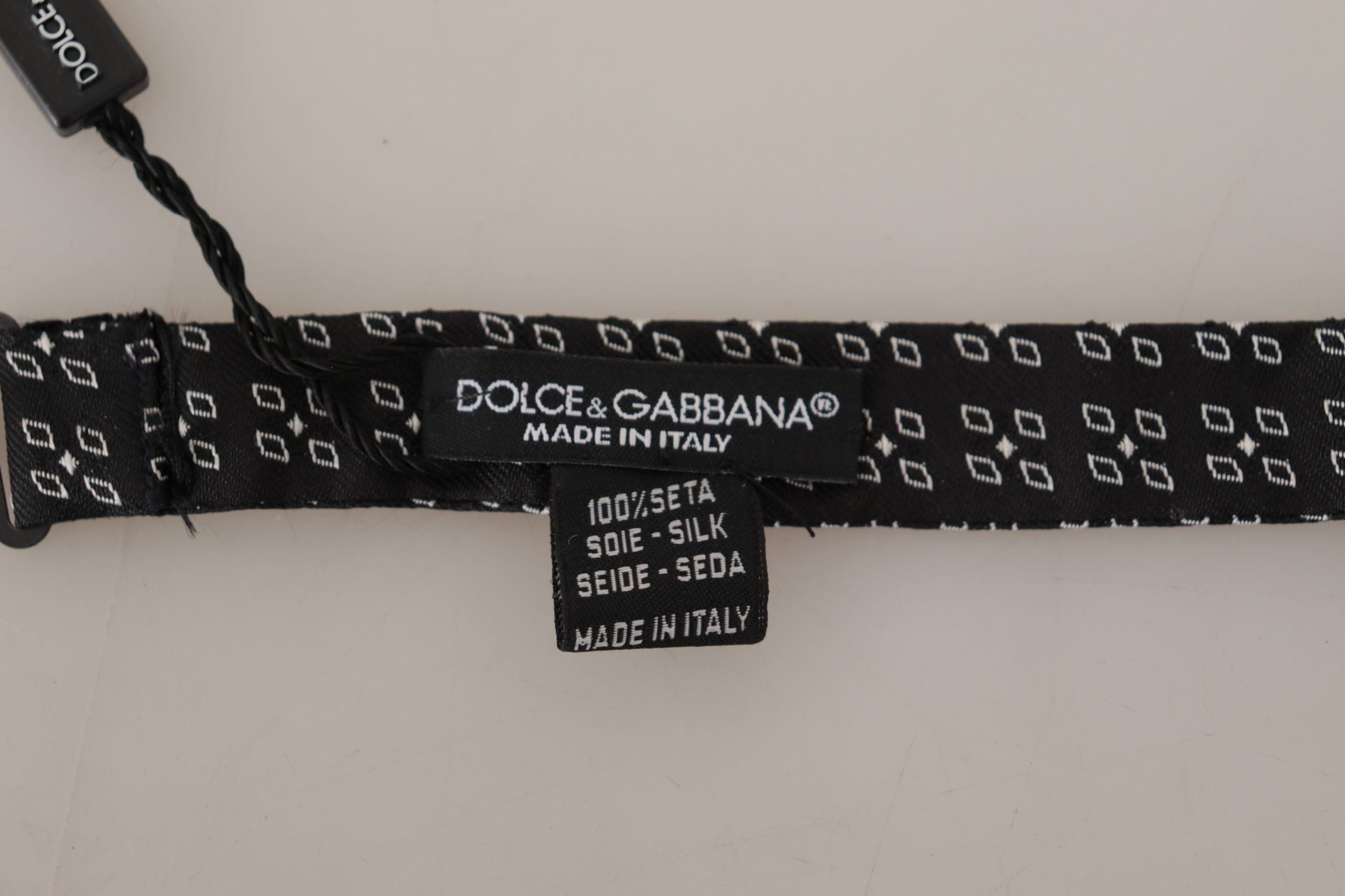 Dolce &amp; Gabbana Elegante Seidenfliege mit Punkten