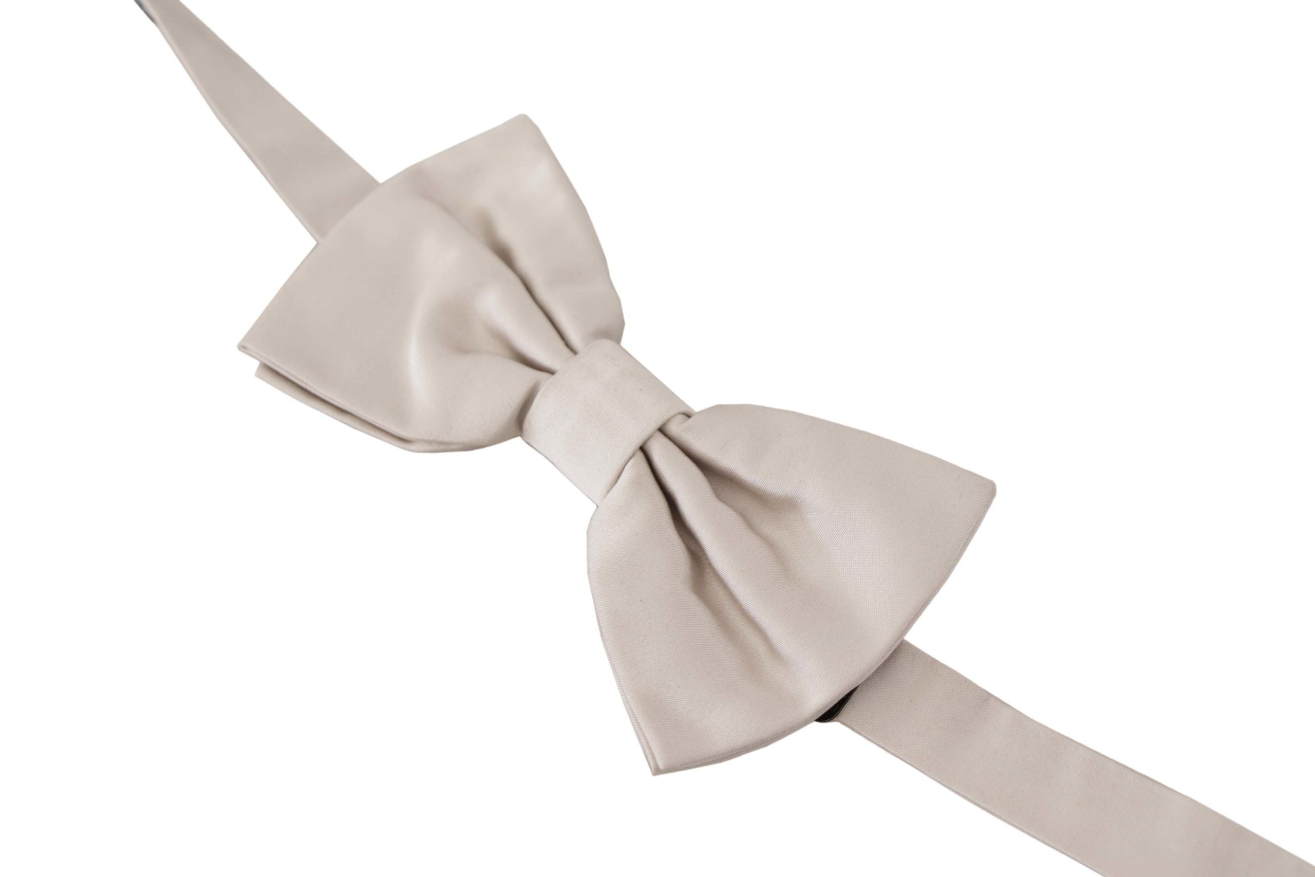 Dolce &amp; Gabbana – Exquisite graue Seidenfliege