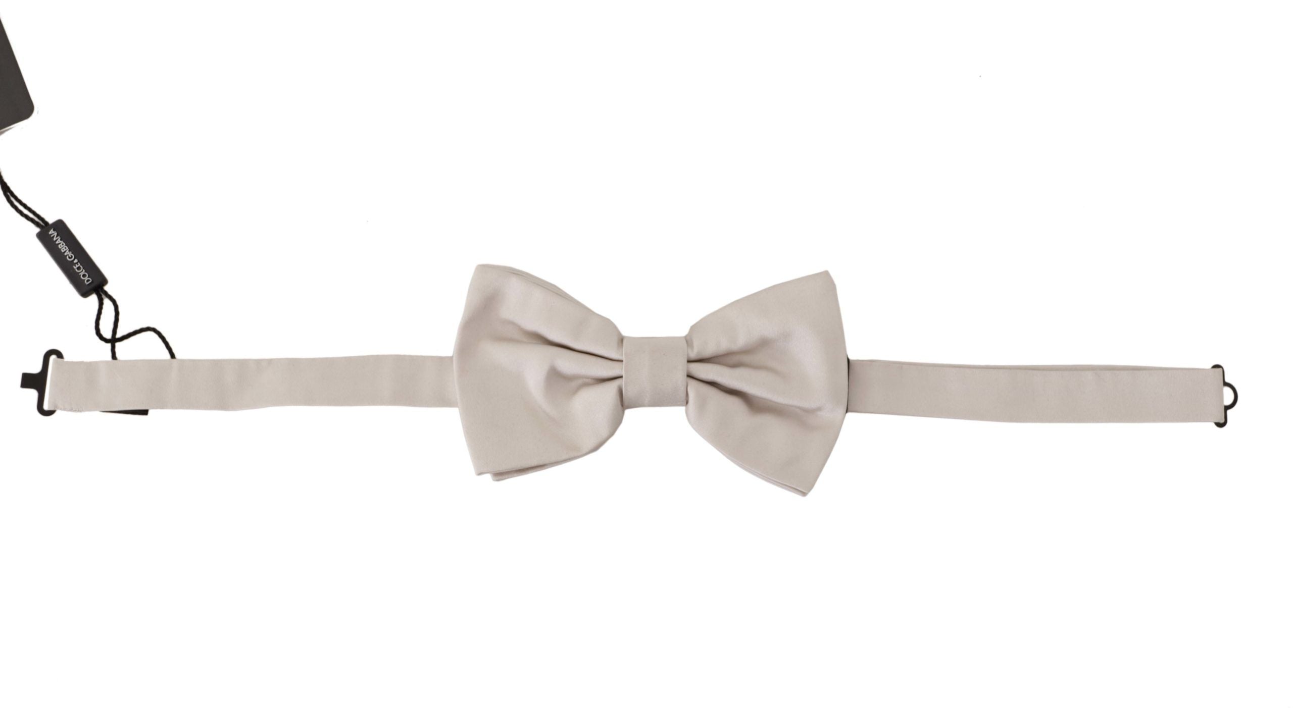 Dolce &amp; Gabbana – Exquisite graue Seidenfliege