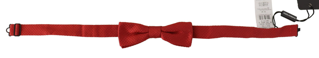 Dolce &amp; Gabbana Elegante rote Seidenfliege