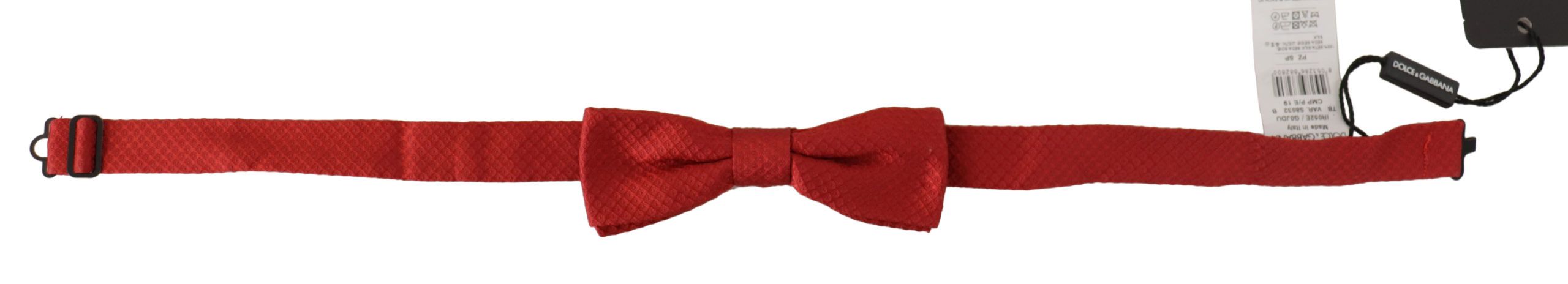 Dolce &amp; Gabbana Elegante rote Seidenfliege