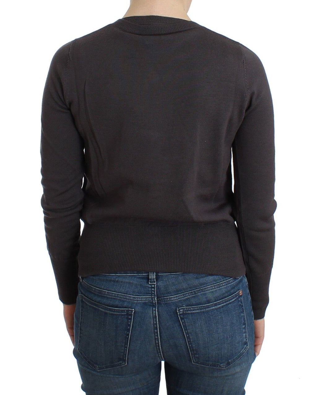 John Galliano Elegante lila Wolljacke mit Pailletten