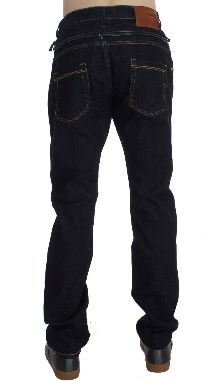 Acht Elegante Straight Fit Herren Luxus Jeans