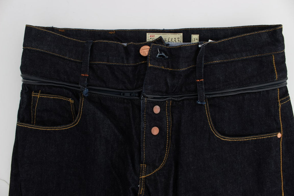 Acht Elegante Straight Fit Herren Luxus Jeans