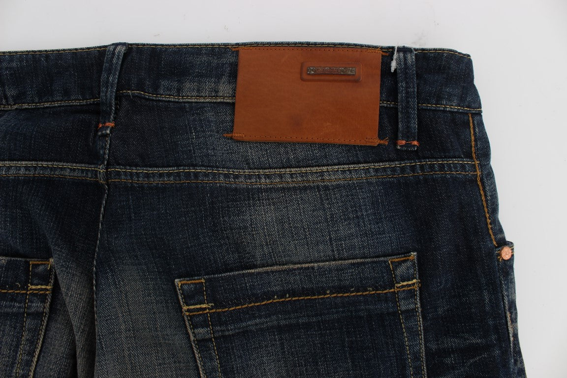Acht Elegante Straight Fit Low Waist Herren Jeans