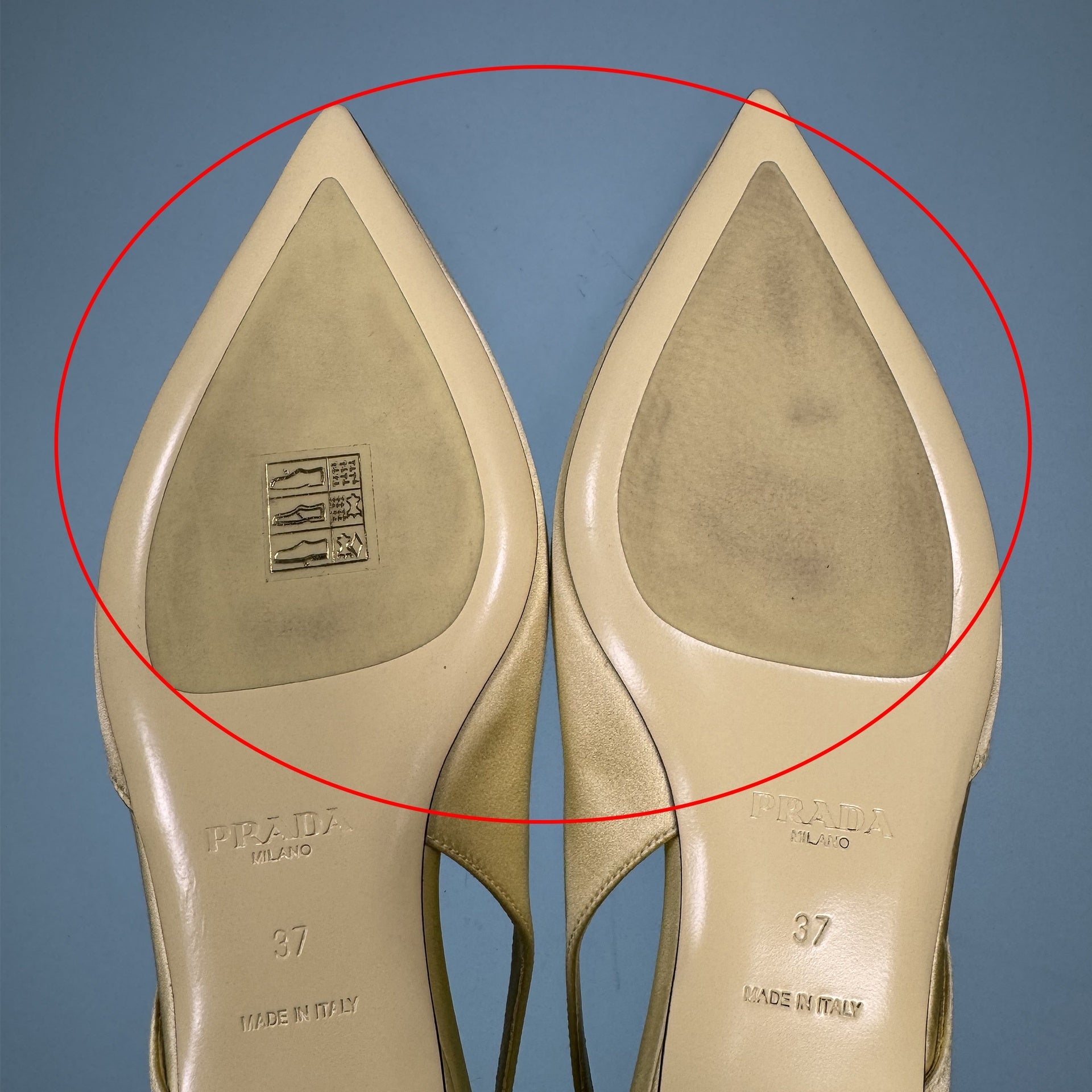 Prada Satin Ballerina Flats - WOMEN SHOES - PRADA - Tluxy New